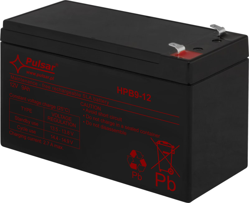 Lead-Acid Battery, 12V, 9AH - 5-8 year (6203761)