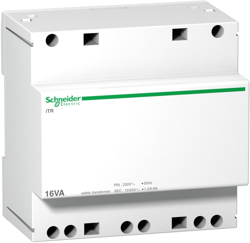 Schneider Electric A9A15218 modular safety transfomer iTR - 230 V 50..60 Hz - output 12..24 V - 16 VA