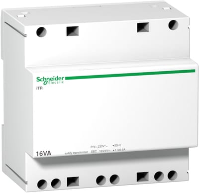 Schneider Electric A9A15218 modular safety transfomer iTR - 230 V 50..60 Hz - output 12..24 V - 16 VA