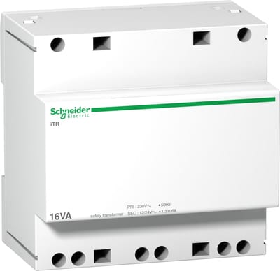 Schneider Electric A9A15222 modular safety transfomer iTR - 230 V 50..60 Hz - output 12..24 V - 63 VA