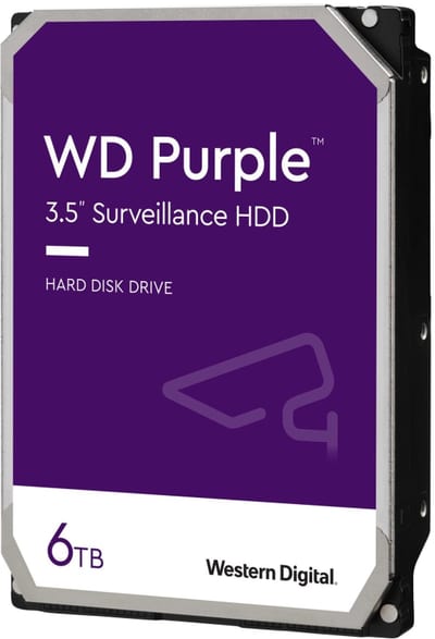 HARD DISK, 6TB, 256MB Cache, 24/7 Purple