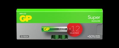 Battery Super Alkaline AAA/LR03 12-Pk
