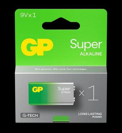 Battery Super Alkaline 9V/6LF22 1-Pk