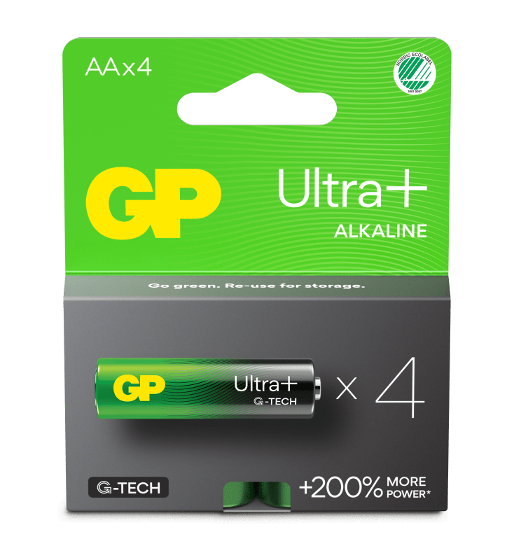 Battery Ultra Plus Alkaline AA/LR6 4-Pk (GPPCA15UP194)