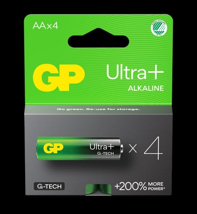 Battery Ultra Plus Alkaline AA/LR6 4-Pk