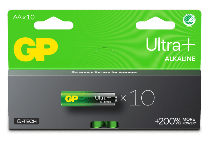 Battery Ultra Plus Alkaline AA/LR6 10-Pk (GPPCA15UP233)