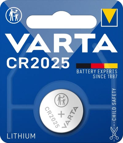 Varta Lithium Coin CR2025 BLI 1