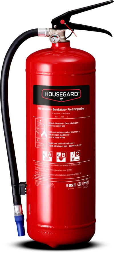 Housegard Powder Fire Extinguisher 6 kg