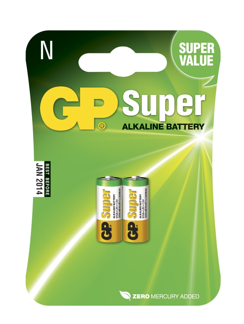 Battery Alkaline LR1/910A/N 2-Pack (GPPCA910A005)