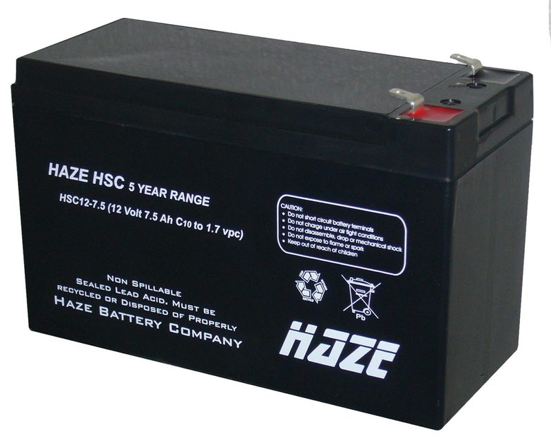 Sealed Lead-Acid Battery 12 V / 7.2 Ah, Flat Terminals (MK12)