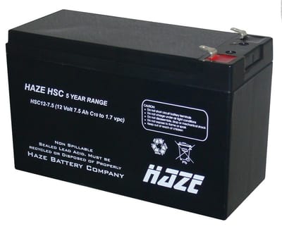 Sealed Lead-Acid Battery 12 V / 7.2 Ah, Flat Terminals