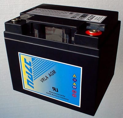 Gylling Teknikk 7512044 Sealed Lead-Acid Battery, 12 V, 44 Ah