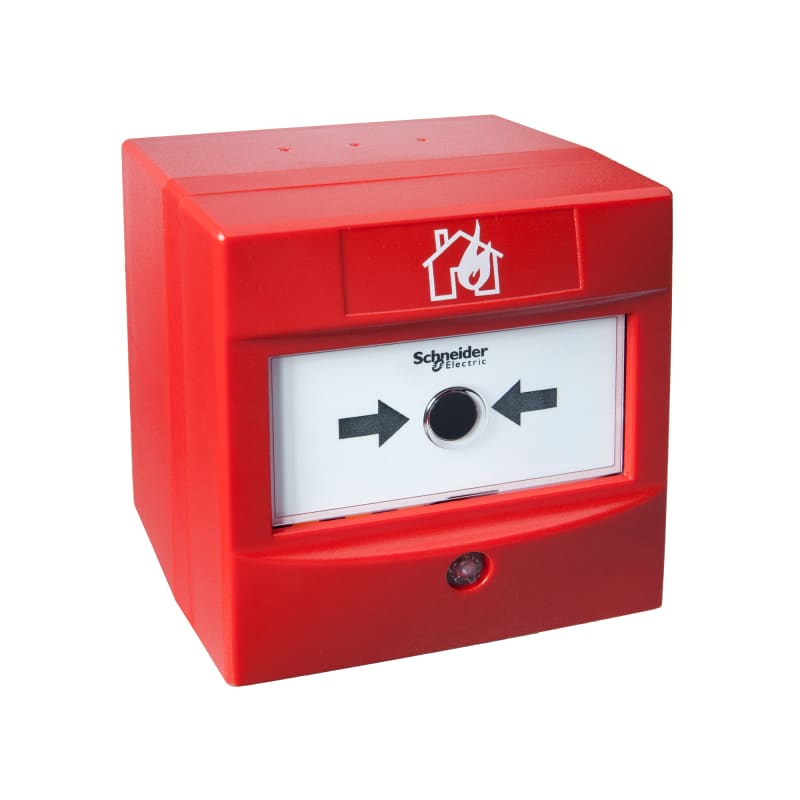 Schneider Electric Manual call point, ECF221I6, with insulator FFS06723706