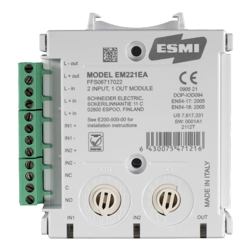 Adr. module EM221EA, 2 in 1 out (FFS06717022)