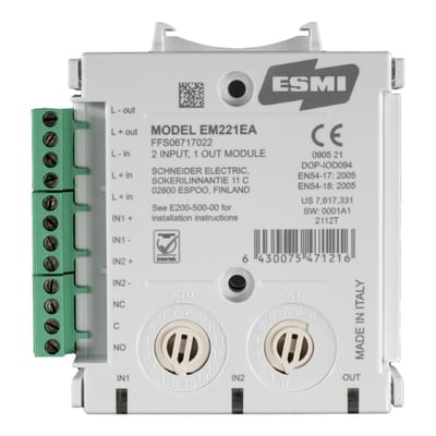 Adr. module EM221EA, 2 in 1 out