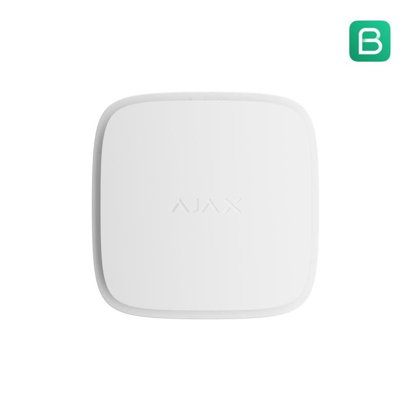 Ajax Smoke/Heat/CO Detector, White (52252.137.WH1)