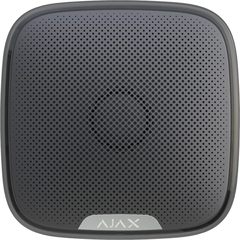 Ajax StreetSiren with Led, IP54. Black (38179.07.BL1)