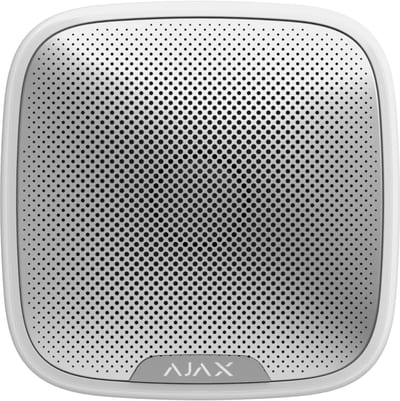 Ajax StreetSiren with Led, IP54. White