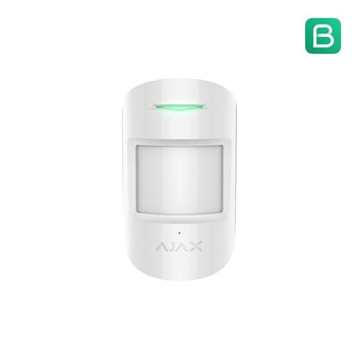 Ajax PIR / glass-break detector. White