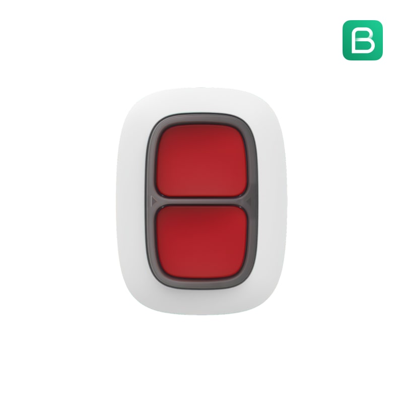 Ajax Double alarm button. White (38103.79.WH1)