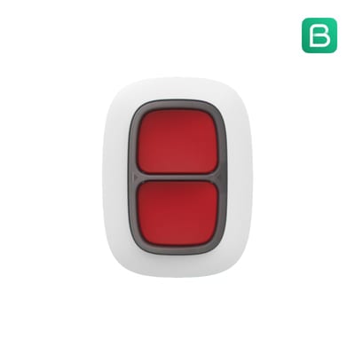 Ajax Double alarm button. White