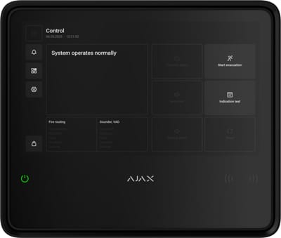 AJAX EN54 FIRE HUB Black