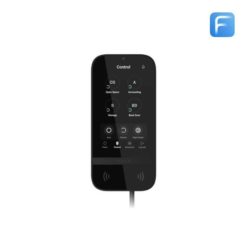 Keypad Touchscreen FIBRA. Black (143607.226.BL1)