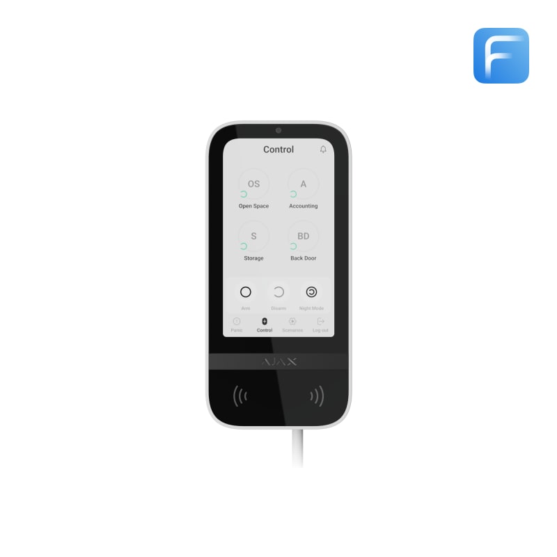 Keypad Touchscreen FIBRA. White (143608.226.WH1)