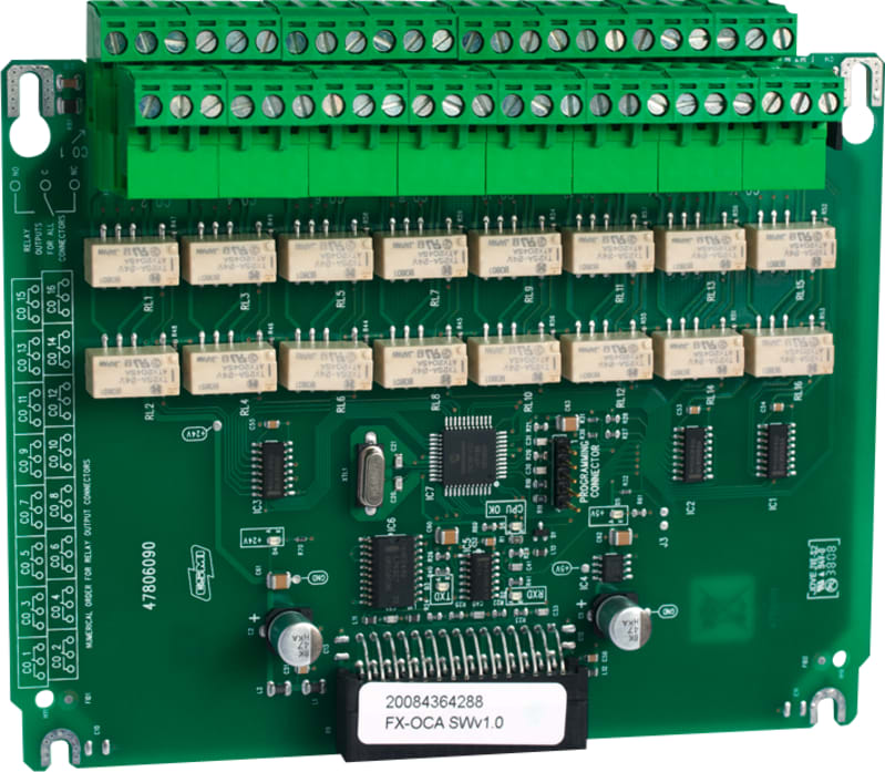 OCA relay card 16 outputs FDP (FFS00702531)