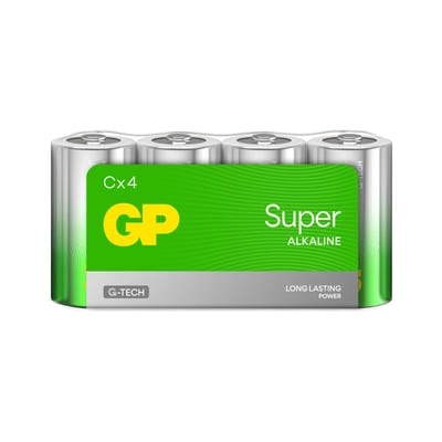 Battery Super Alkaline C/LR14 4-Pk