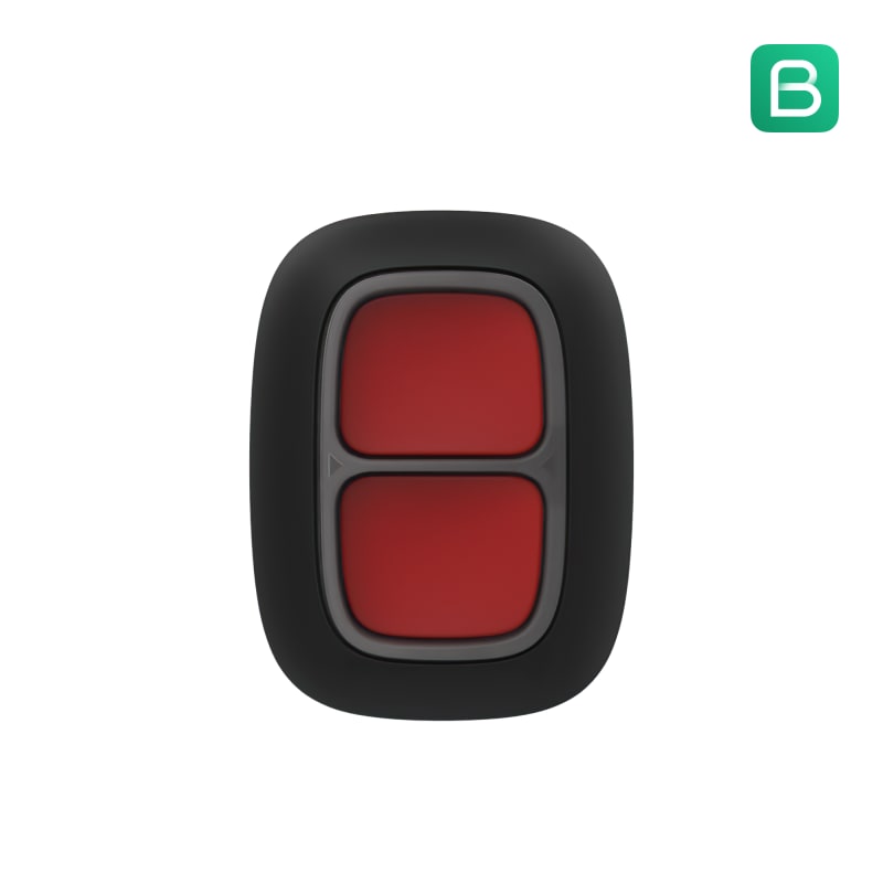 Ajax Double Panic Button, Black (38102.79.BL1)