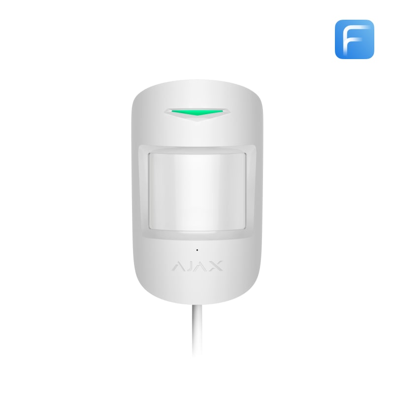 Ajax Fibra PIR/glass-break detector. White (44391.06.WH1)