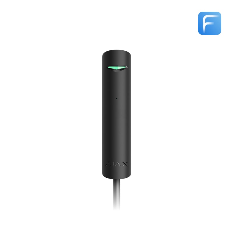 Ajax Fibra Glass-break detector. Black (44396.05.BL1)