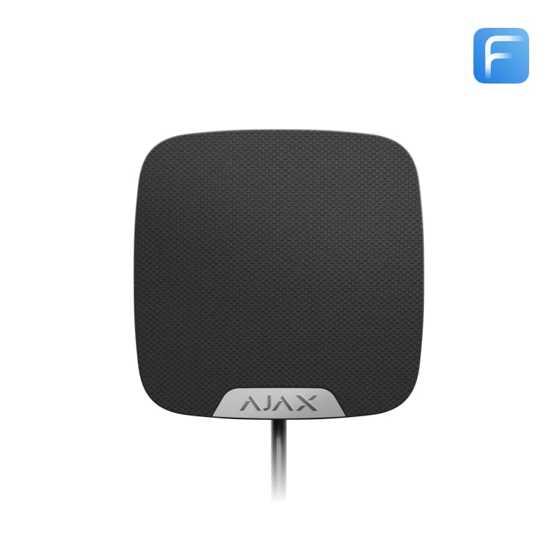 Ajax Fibra HomeSiren indoor. Black (143559.11.BL1)