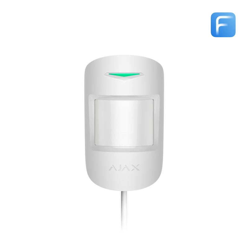 Ajax Fibra PIR detector, White (143618.09.WH1)