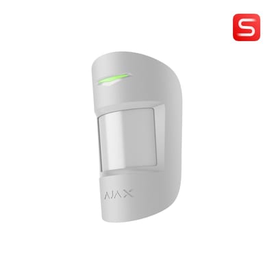 Ajax S-Line MotionProtect Superior PIR/Microwave Detector Wireless White