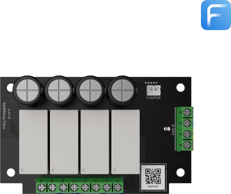 AJAX Fibra MULTIRELAY, 4 Channel (127496.183.NC1)