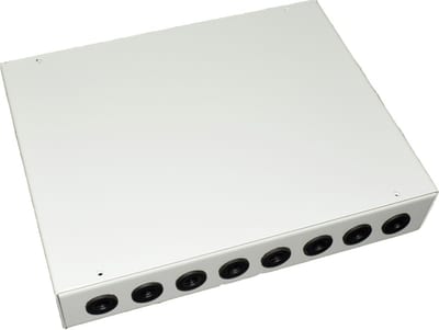 Standard Low-Voltage Junction Box with Microswitch and Grommets