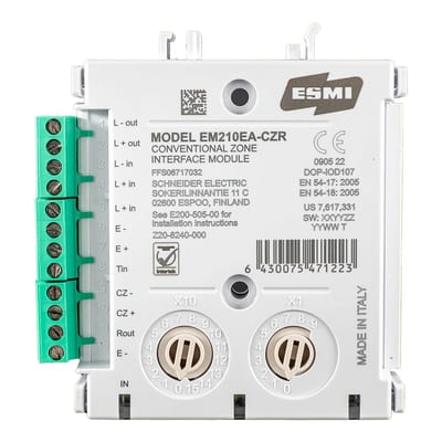 Schneider Electric FFS06717032 I/O Module AP200 EM210EA-CZR Fire Loop