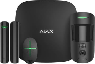 Ajax StarterKit Cam Plus HDR Alarm Kit Black