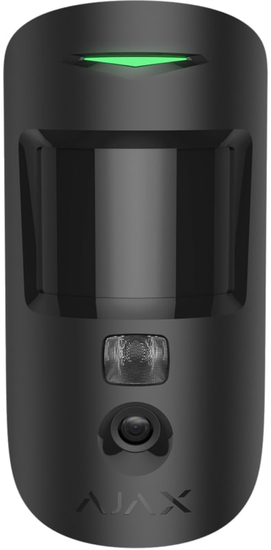 Ajax MotionCam HDR (PhOD) Wireless PIR Camera Detector, Black