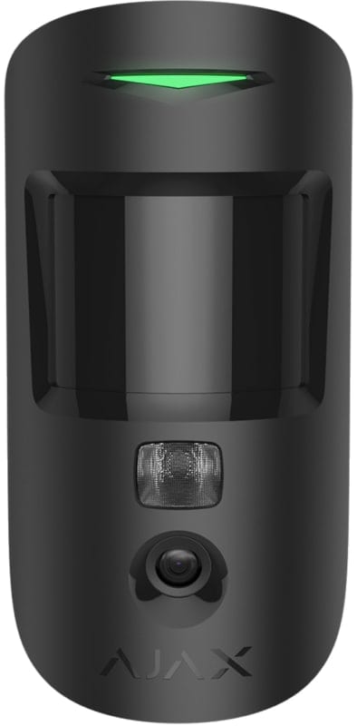 Ajax MotionCam HDR (PhOD) Wireless PIR Camera Detector, Black