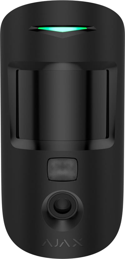 Ajax 117743.307.BL1 MotionCam HDR Wireless PIR Camera Detector, Black