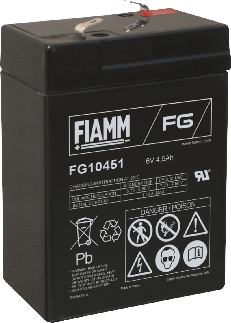 6V/4,5AH Accu (FG10451)