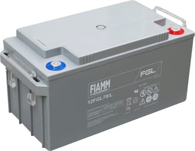 10 years FIAMM. LEAD-CORDLESS. 12V/70AH. (12FGL70/L)
