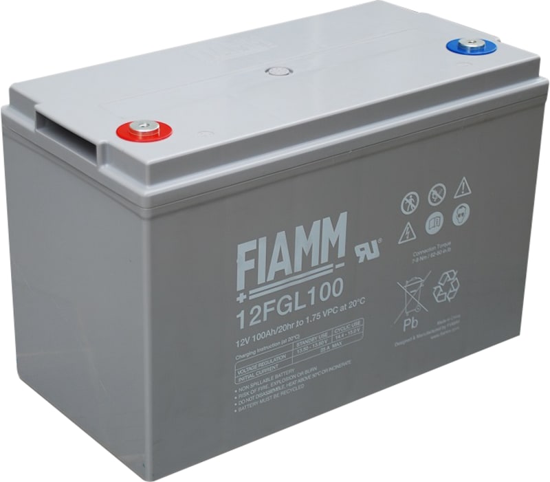 Fiamm Lead-Acid Battery 12V/100AH (12FGL100)