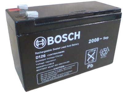 Lead-Acid Battery, 12VDC, 7.2AH