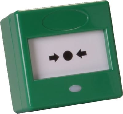 Noby FP3/GR/DP Green Manual Door Release with Dual Contact