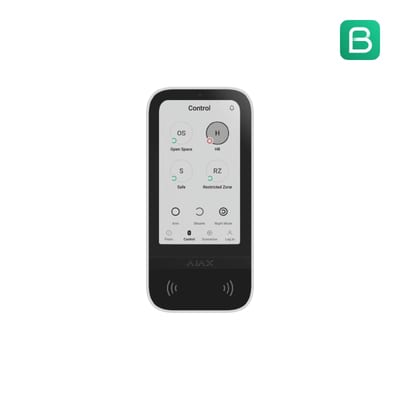 Ajax Operator panel touch and reader White