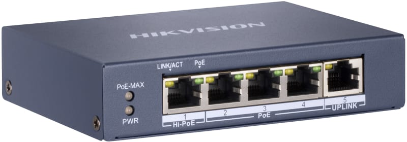 Switch, 5 Port, POE (DS-3E0505HP-E)